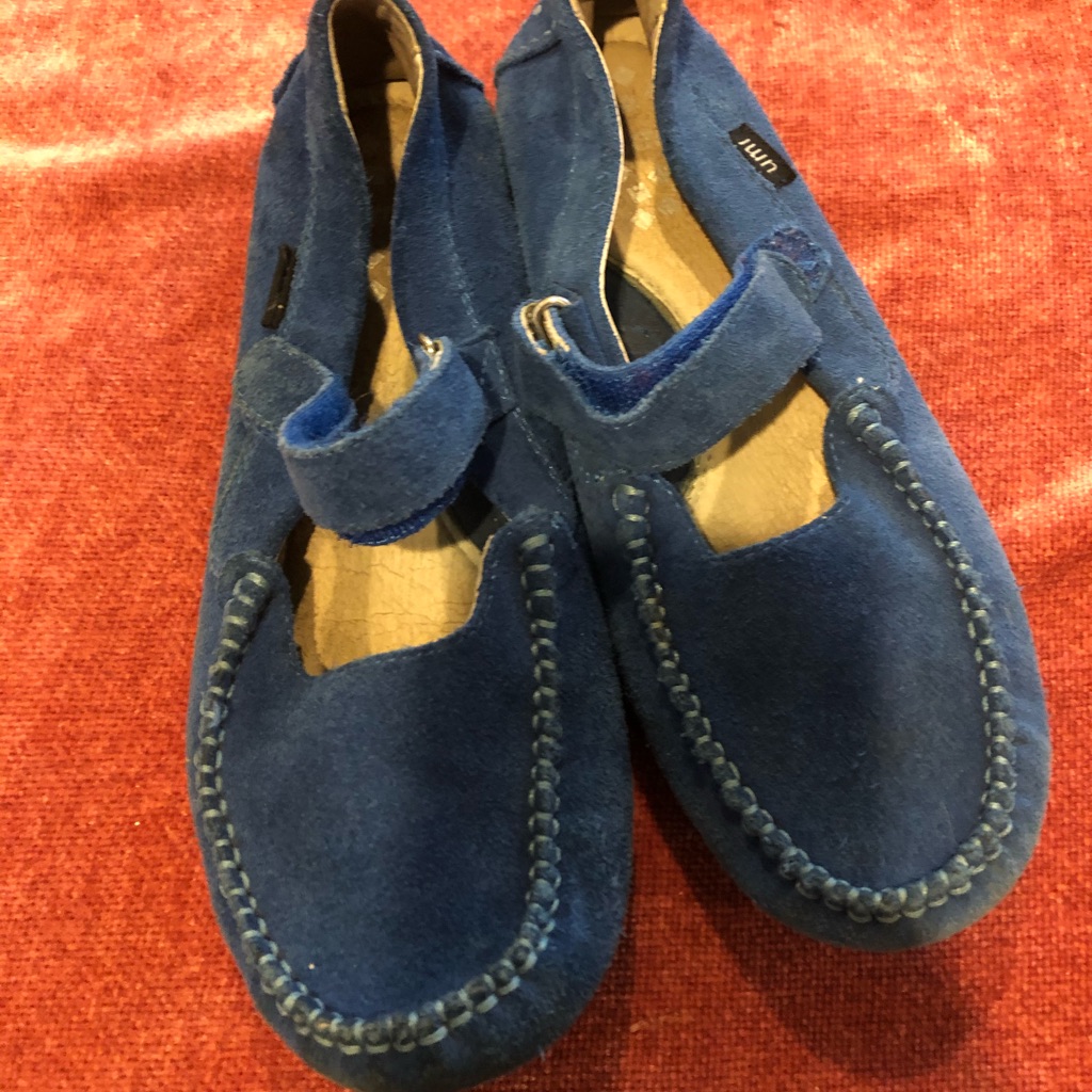 Umi Blue Suede Shoes